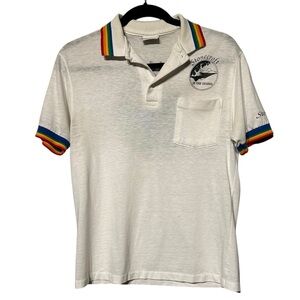 VINTAGE | Stonecroft Ozark’s Rainbow Polo - US Made‎ - Sz Medium
